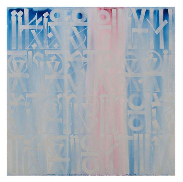 RETNA I Keep my Hand Steady Stacking Original Oil Painting Contemporary Art
