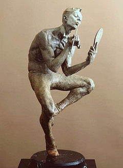 Richard MacDonald Original Showtime Bronze Half Life Contemporary Sculpture Art