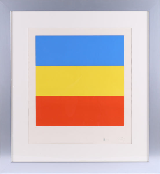 Untitled (Blue, Yellow, Red) Signed, Numbered Screenprint  Art