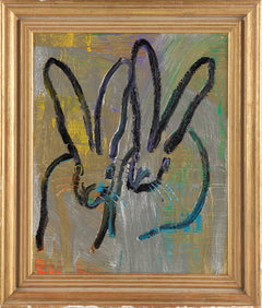 Original Untitled Bunny Painting Contemporary Art