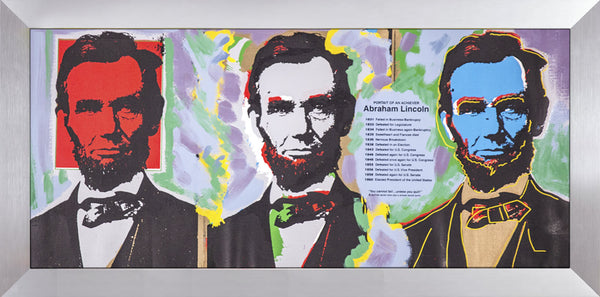 Abe Abraham Lincoln Warhol Famous Assistant Oil Painting Canvas