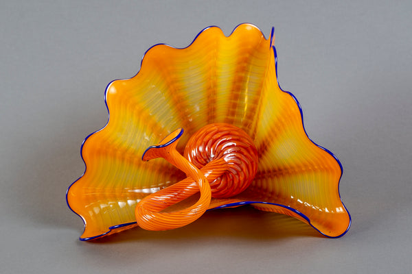 Wild Poppy Persian Set Contemporary Glass Art
