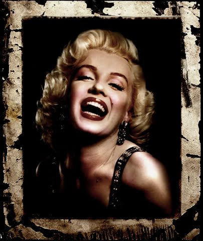 Bill Mack Astonishing – Marilyn Monroe Original Hollywood Sign Mixed Media Painting Contemporary Art