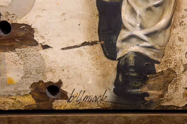 Bill Mack Radically Cool James Dean Original Hollywood Sign Signed Painting