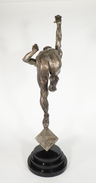 Richard MacDonald Blind Faith 1/3 Life Platinum AP Bronze Sculpture