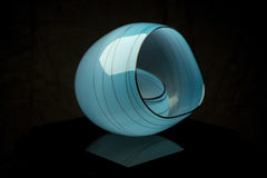 Dale Chihuly Blue Sky Basket Set Sold Out Retired Portland Press Edition Handblown Glass