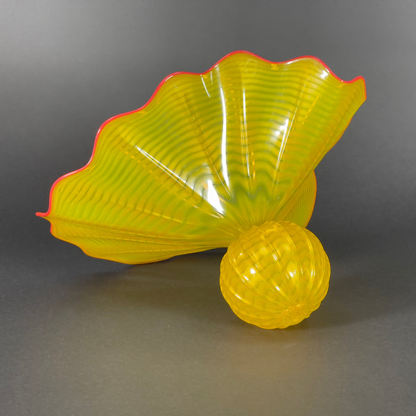 Dale Chihuly Buttercup Persian Signed Handblown Glass Contemporary Sculpture