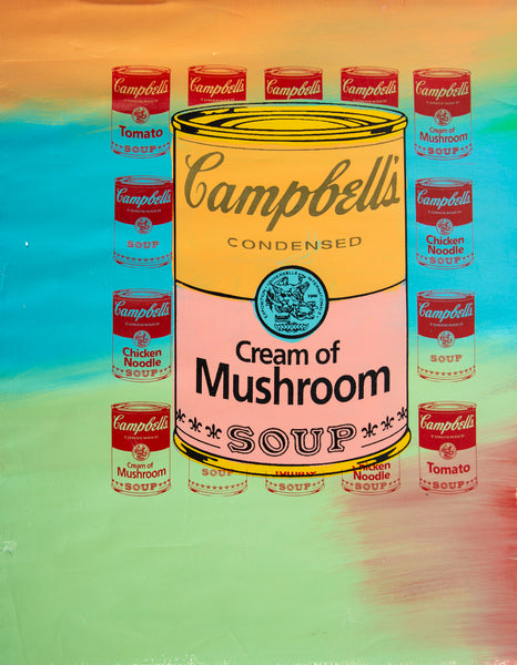 Steve Kaufman (1960-2010) -- Description : "Campbell's Soup"