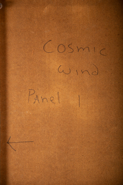 Leonardo Nierman "Cosmic Wind," LARGEST NIERMAN PAINTING EVER OFFERED