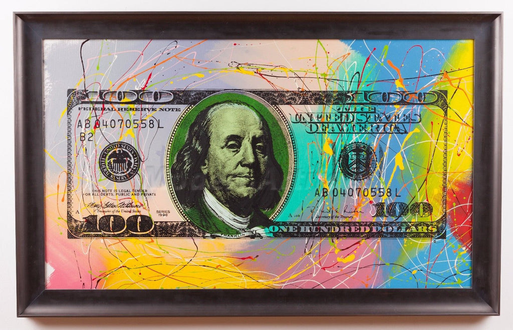 Steve Kaufman  Louis Vuitton $100 Dollar Ben Franklin (2006