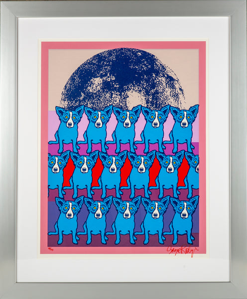 George Rodrigue Codex Blue Dog Signed Silkscreen Contemporary Art