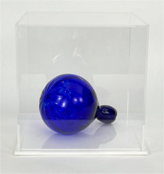 Dale Chihuly Original Cobalt Blue Globe Individual Hand-Blown Glass Chandelier Component