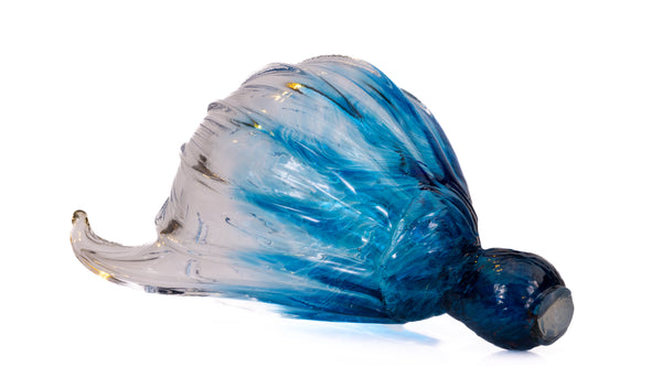Dale Chihuly Original Paris Blue Globe with Hook Individual Hand-Blown Glass Chandelier Component