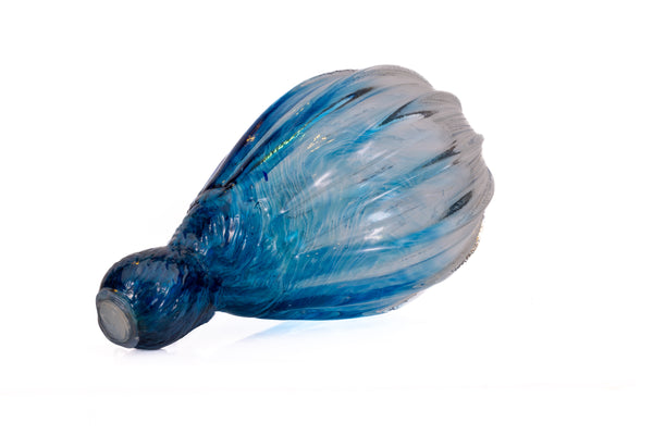 Dale Chihuly Original Paris Blue Globe with Hook Individual Hand-Blown Glass Chandelier Component