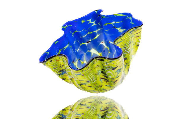 Chihuly Signed Eucalyptus Macchia Contemporary Hand Blown Glass Art