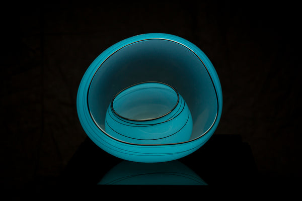 Dale Chihuly Blue Sky Basket Set Sold Out Retired Edition