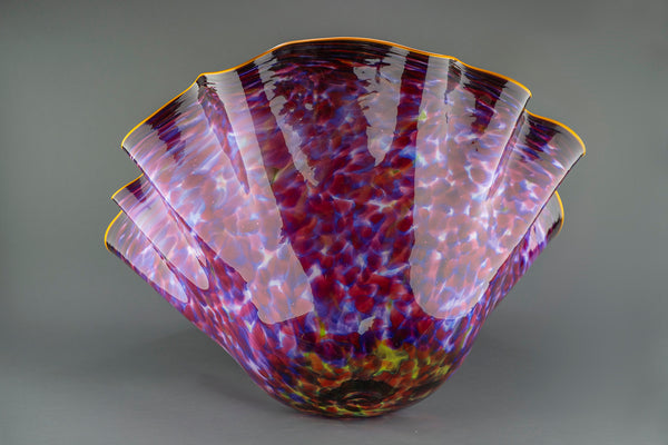 Massive Commissioned Hand Blown Glass Macchia, Fine Art 75k+