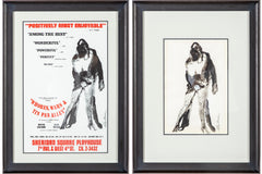 LeRoy Neiman Original Documented Master Piece Painting Alvin Epstein Wars Whores & Tin Pan Alley