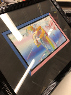 Original Untitled Peter Max Drawing signed contemporary art