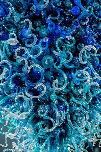 Dale Chihuly 2k piece Chandelier 12'x12' Includes Install worldwide Glass Art B/O