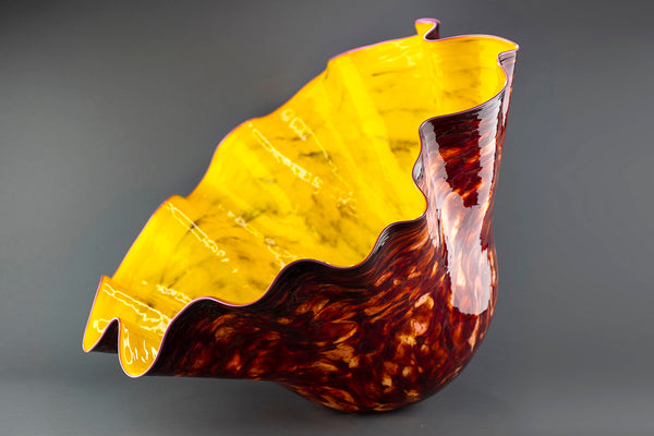 Dale Chihuly Massive Commissioned Hand Blown Glass Macchia, Fine Art 75k plus
