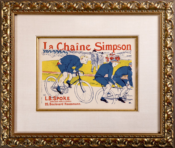 Henri de Toulouse-Lautrec Le Chaine Simpson Lithograph, Nov 1900