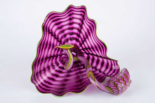 Dale Chihuly Original Amethyst 2 Piece Persian Set Contemporary Handblown Glass Art