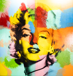 Steve Kaufman - Marilyn Monroe Hollywood Louis Vuitton Original