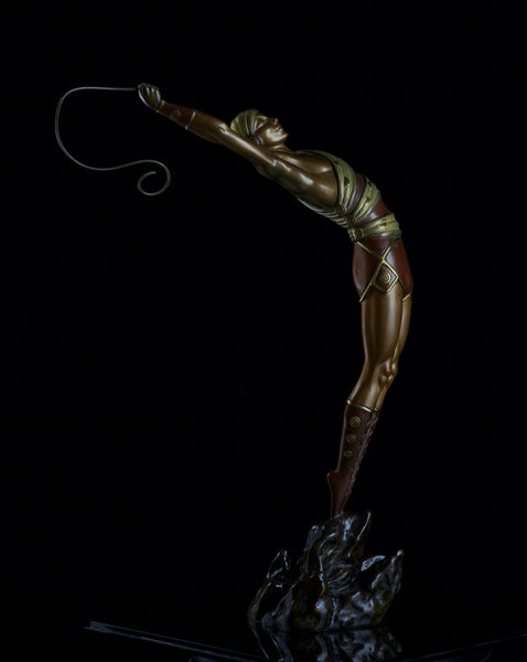 Erte Le Danseur Bronze Sculpture Art Deco