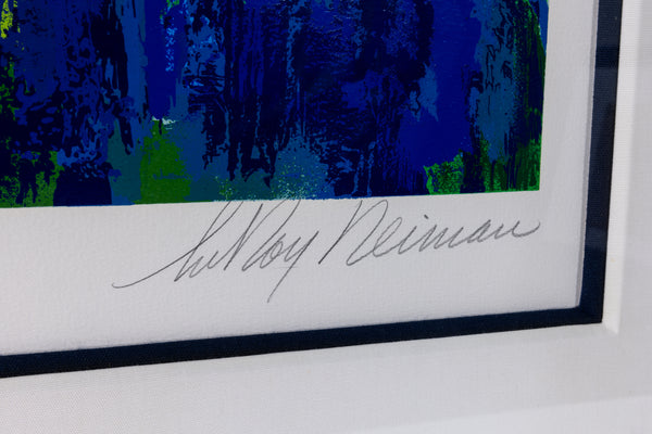 LeRoy Neiman Brooklyn Bridge Serigraph Signed Contemporary Art