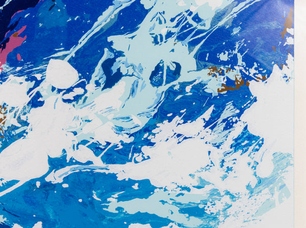 LeRoy Neiman Signed Skier Serigraph Contemporary Sports Art