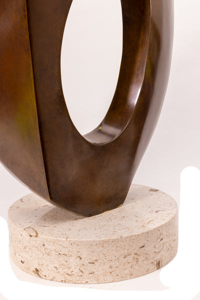 Leonardo Nierman Music Note Bronze Sculpture Signed Contemporary Art