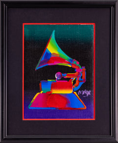 Peter Max Signed Original Painting Grammy Contemporary Art