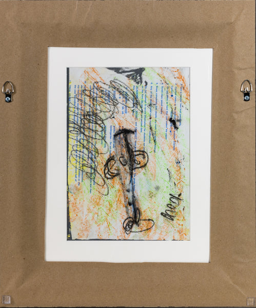 Purvis Young Dual-Sided Signed Original Mixed Media Drawing
