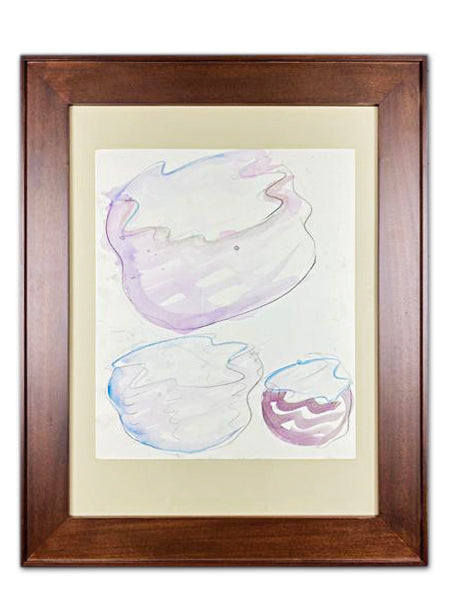 Dale Chihuly Taos Baskets Pastel and Watercolor Drawing Contemporary Art Painting