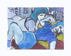 Bob Dylan Two Sisters Signed Giclee Etching - Contemporary Art