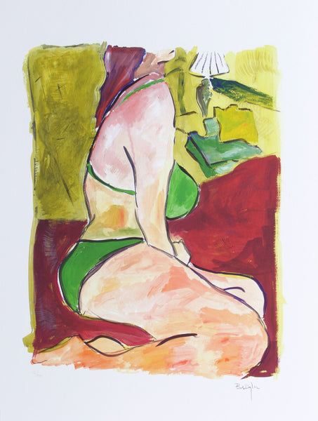 Bob Dylan Woman on a Bed signed Giclee Etching - Contemporary Art
